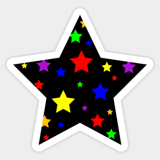 Colorful Stars Sticker